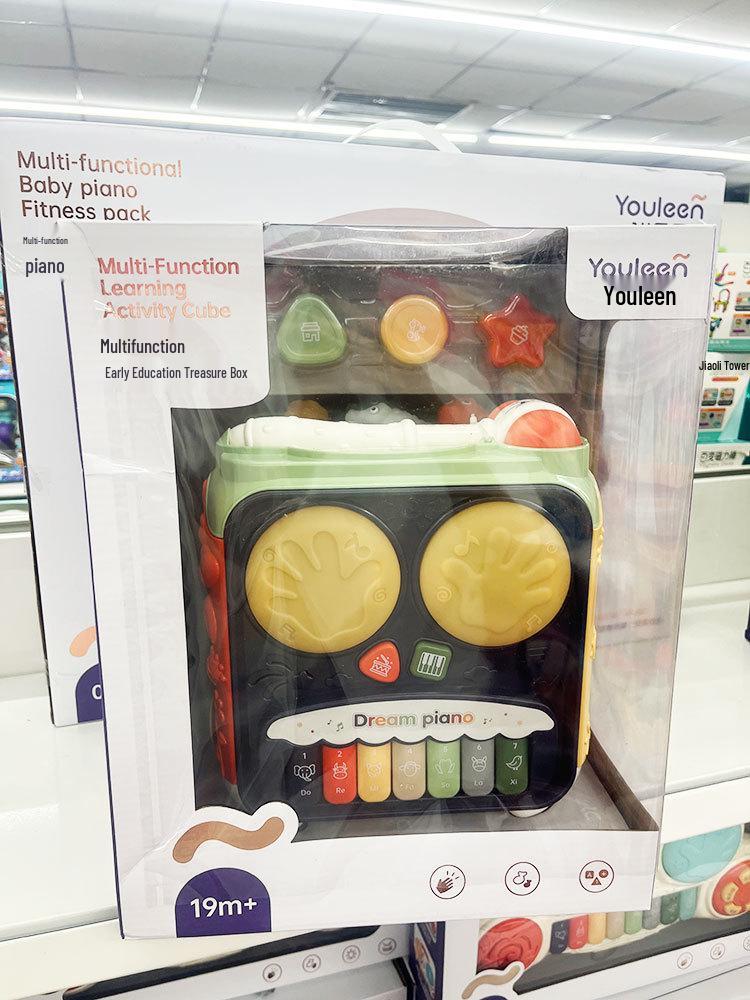 Yuele'en Newborn Baby Rattle & Teether Set: Educational Grasping Toy for 0-6 Months