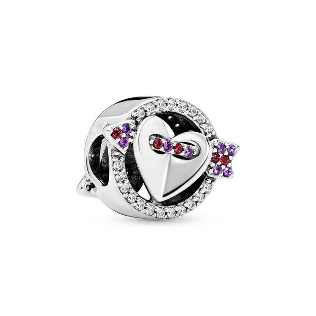 Nuovo ciondolo alla moda originale con perline d'amore, adatto per gioielli, braccialetti e collane da donna, accessori fai da te