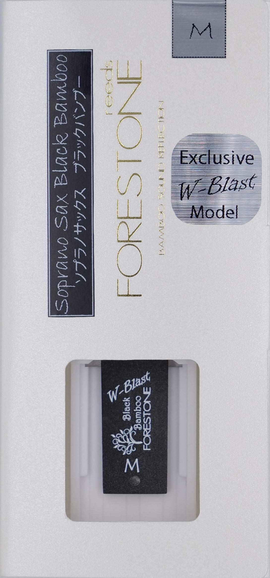 

Forestone Black Bamboo W-Blast Soprano Reed, Medium