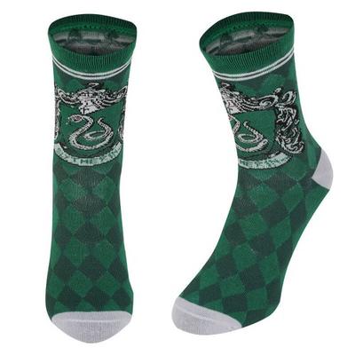 HARRY POTTER Unisex Adult Slytherin Socks