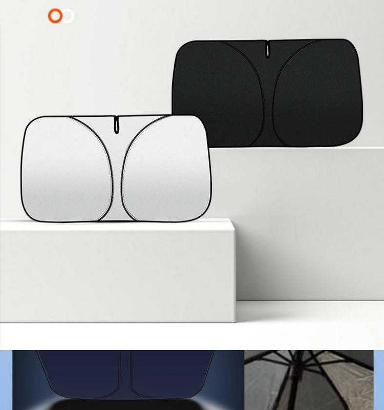 Car Sunshade Umbrella - Heat Insulation, Light Blocking, Universal Fit Shield for Summer Protection