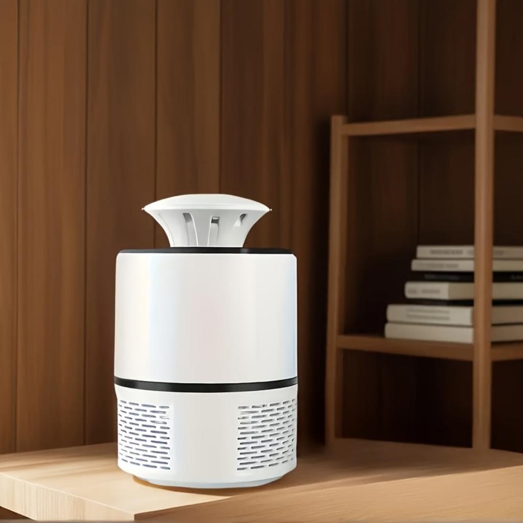 Pokročilá tichá elektrická lampa proti komárům, přenosný odpuzovač komárů napájený přes USB, bezpečný a netoxický, vhodný do kuchyní, kanceláří, skladů atd.