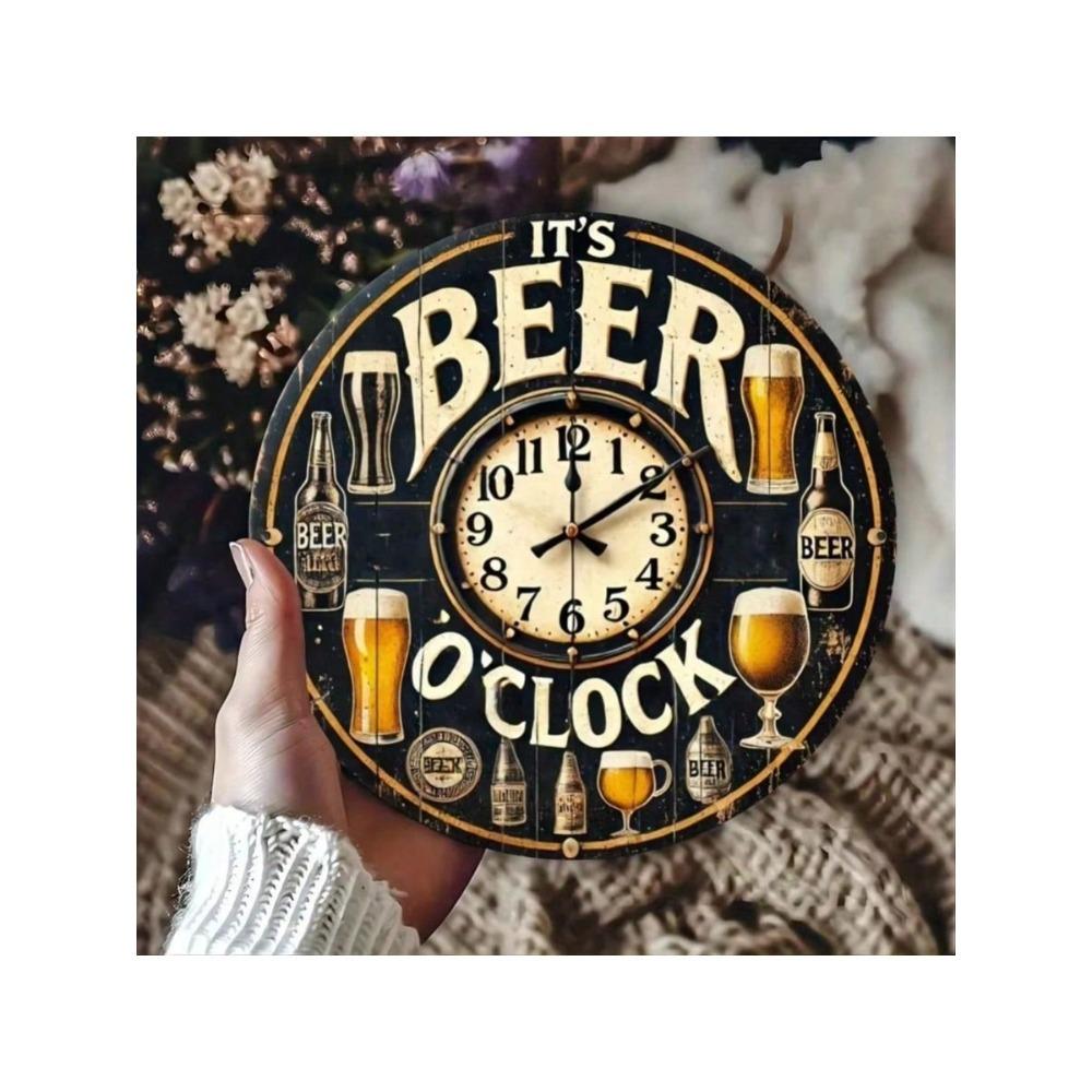 Vintage Humorvolle Uhr Metall Wandschild Bar Dekoration Blechschild Poster