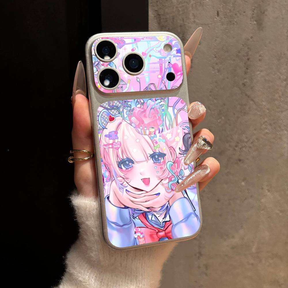 Needy Girl Overdose Game Cute Girl Wrap Sticker For IPhone17 Pro/17pro Max Phone Decal Skin Rear Protector Case Film Full Cover