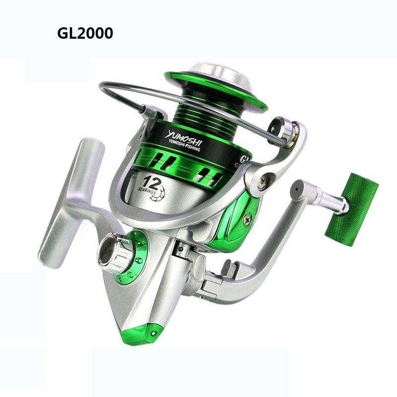 Premium Quality 12bb 5.51 Lure Spinning Reel With Metal Spool For Freshwater And Saltwater