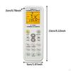 A/C Remote Control for Most Brands Comfortable Practical Accessory Daily Use Conditioning