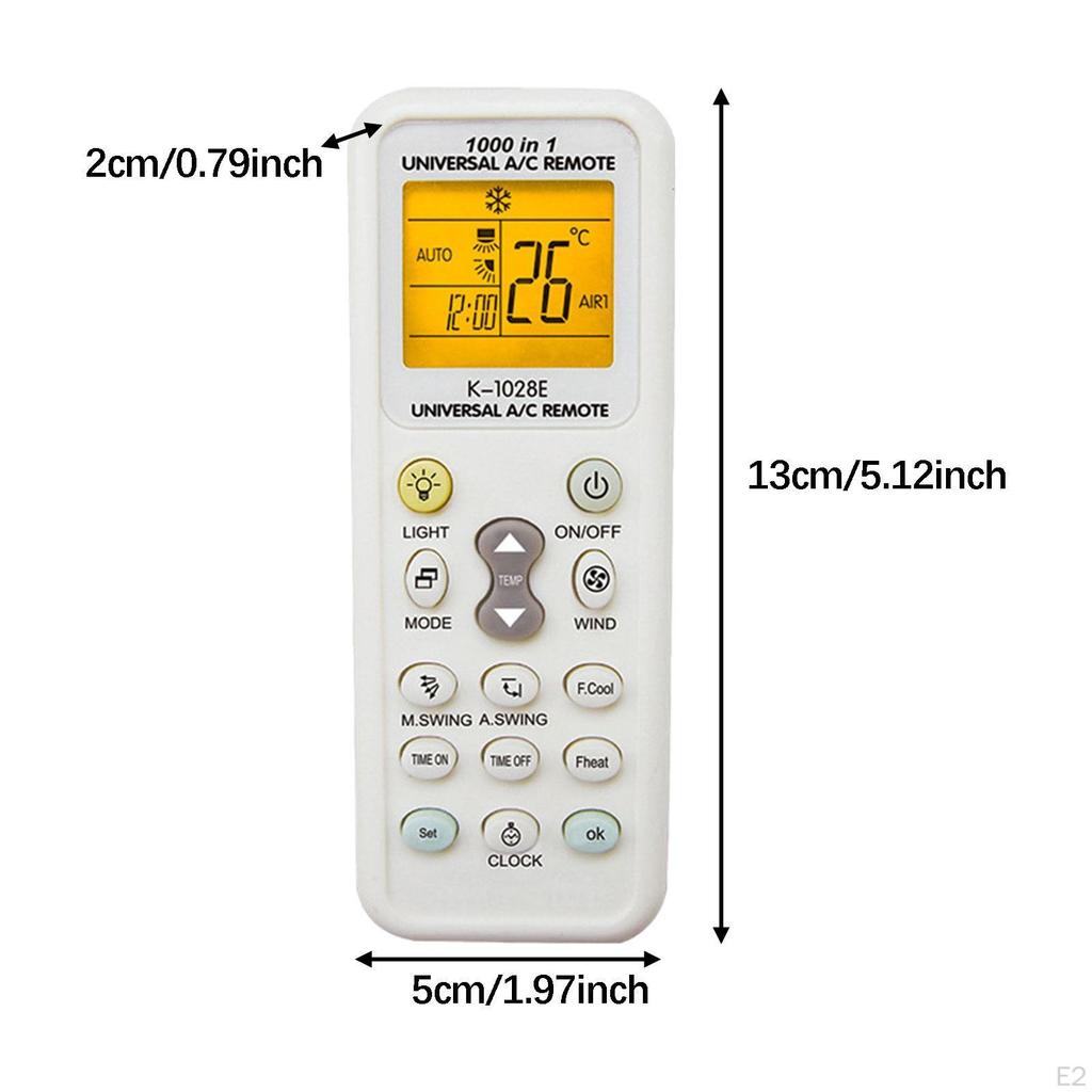 A/C Remote Control for Most Brands Comfortable Practical Accessory Daily Use Conditioning
