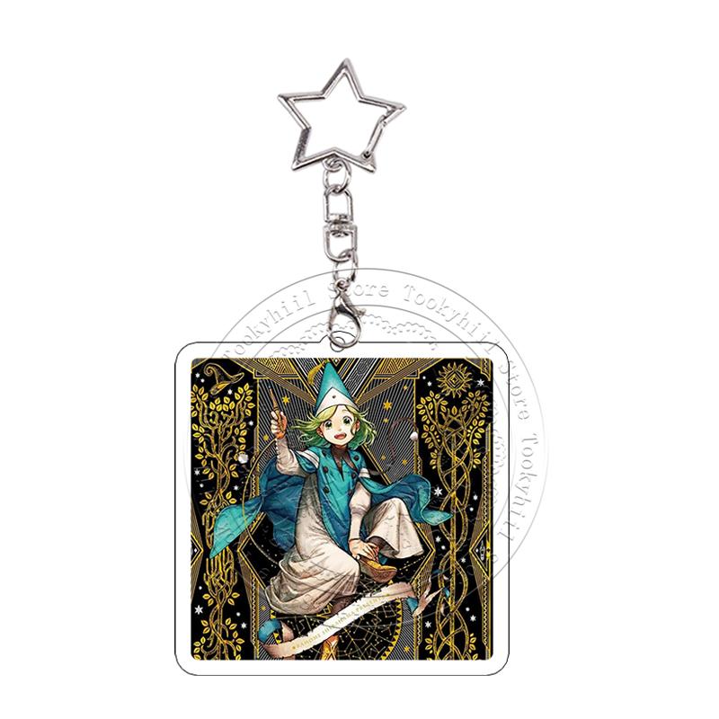Heksenhoed Atelier Cartoon Acryl Sleutelhanger Kawaii Student Gagaga Qifrey Prachtige Sleutelhanger Karakters Hanger Verjaardagscadeau