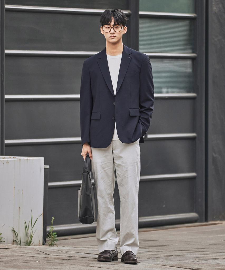 Stco [Summer] Motion-Free Airy Jacket_Navy (Classic Fit)_Ssjvb52Csn
