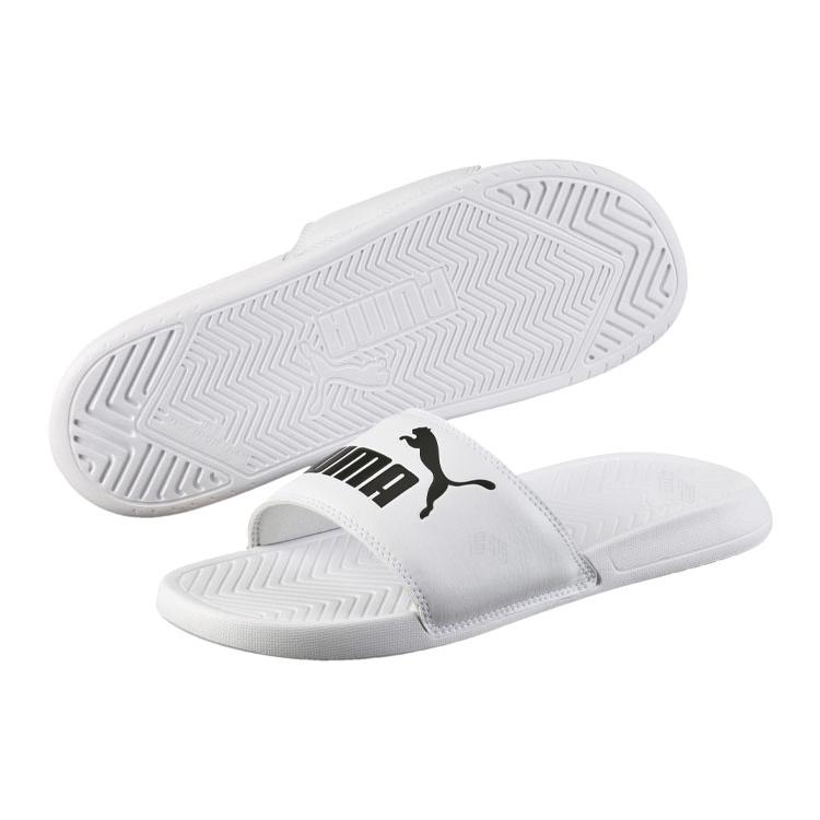 Puma Popcat Slide White Black 360265-12