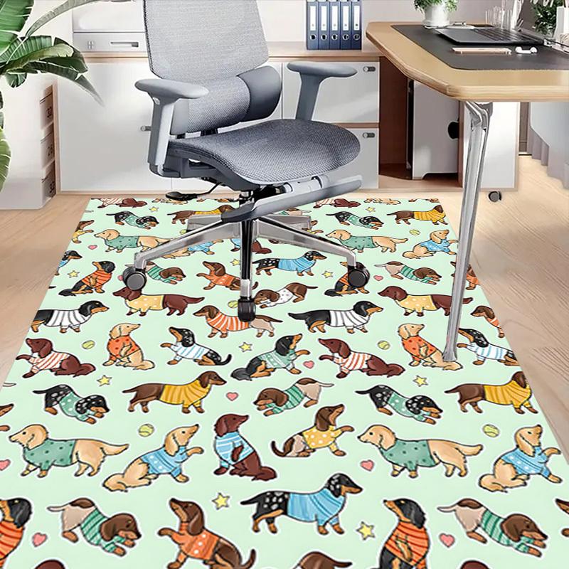 1PC Dogs Pattern Extra Large Non Slip Floor carpet, Office, family, bedroom Large Area Rug Indoor Rugs, Vibrant Colors
