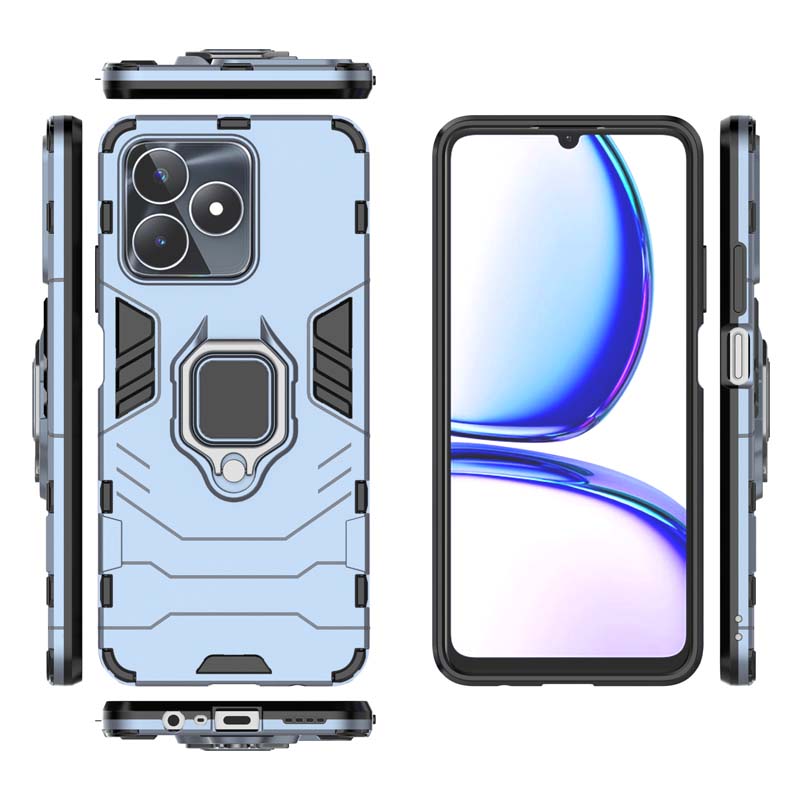 For Realme C51 C53 C55 Case ShockProof Armor Protective Bumper Back Phone Cover for Oppo A18 A38 A58 A58X A78 A98 4G 5G Fundas