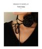 Kenjie 2024 Polka Dot Chiffon Bow Choker Necklace for Women