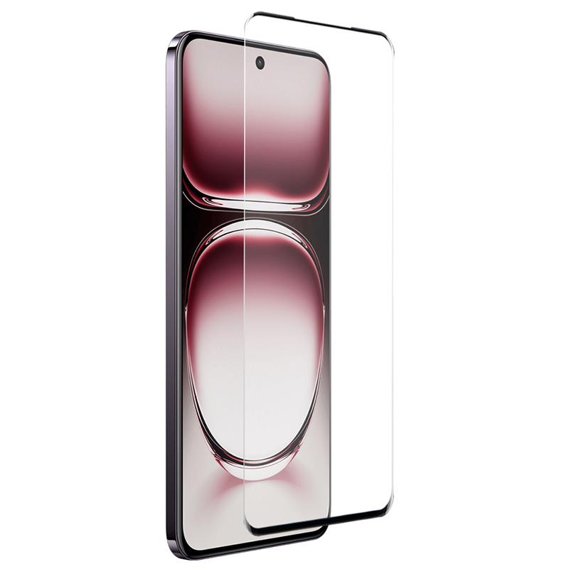 

NORTHJO For Oppo Reno12 Pro 5G (Global) Case Clear Soft TPU Phone Cover with 3D Curved Screen Film A