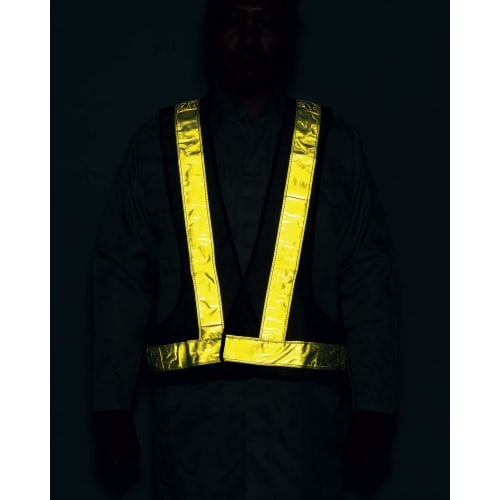 Takagi Reflective Safety Vest Black x Yellow