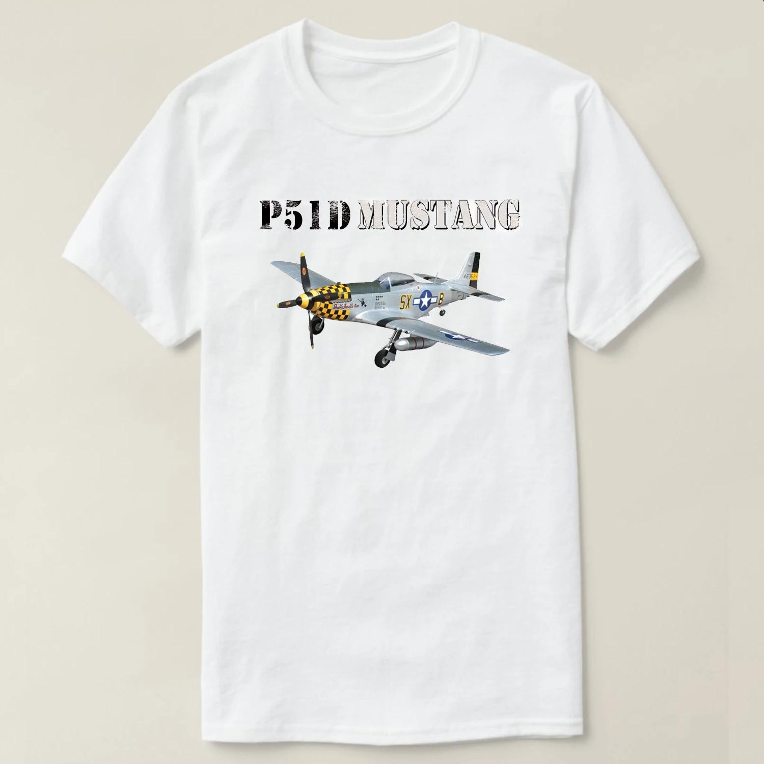 Warbird P51 Mustang Fighter TShirt New 100 Cotton ONeck Summer Short Sleeve Casual Unisexs Tshirt Size S3XL S
