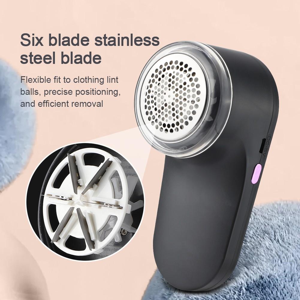 Easy to Use Fabric Shaver Rechargeable Lint Remover with Digital Display Gray