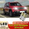 2 Stück P21/5W Auto LED-Birnen Tagfahrlicht BAY15d 1157 Canbus DRL für JEEP Renegade 2014 2015 2016 2017 2018 2019 2020