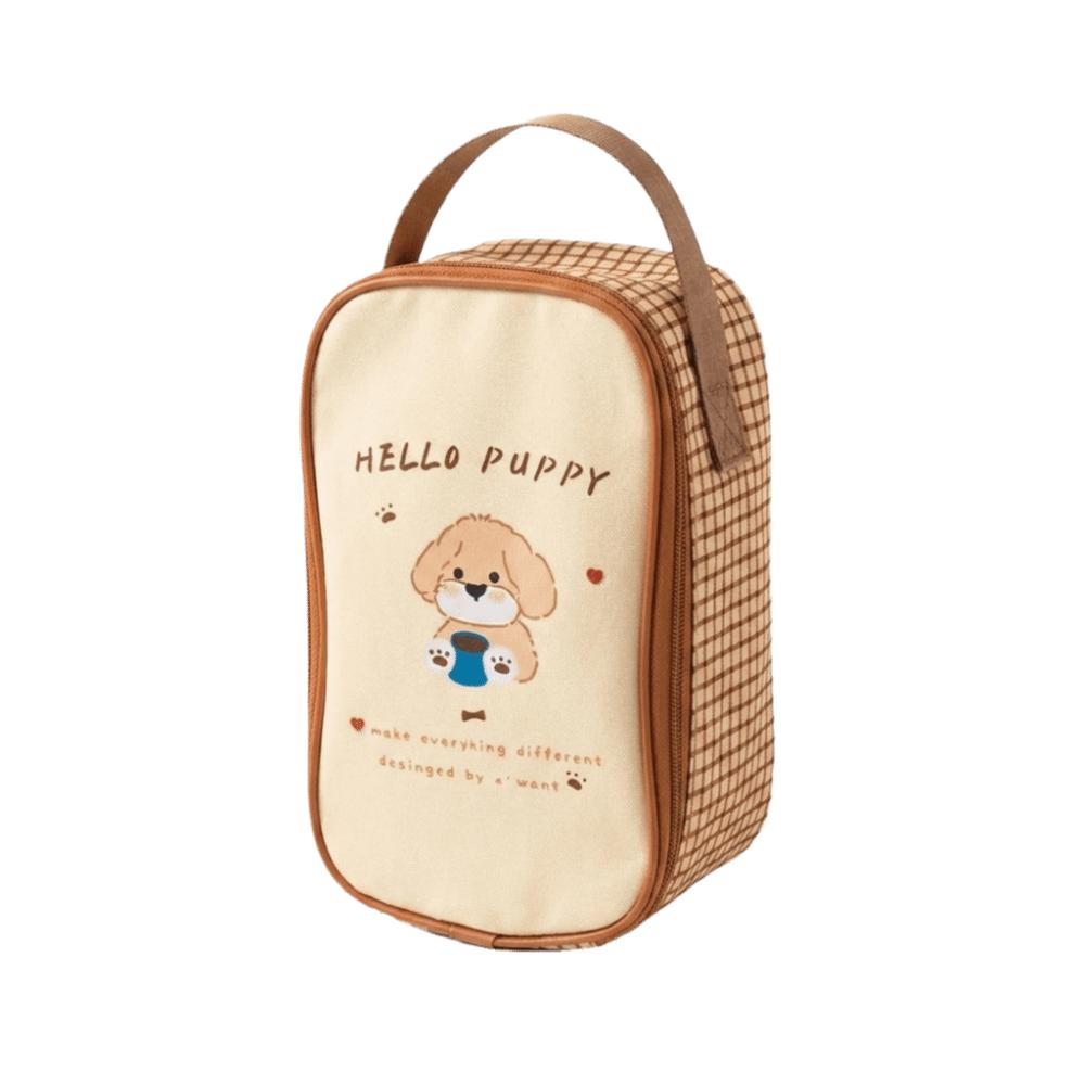 Animal Print Thermal Food Tote Bag Oxford Fabric Lunch Box Carrier Insulated Breakfast Bag  Outdoor