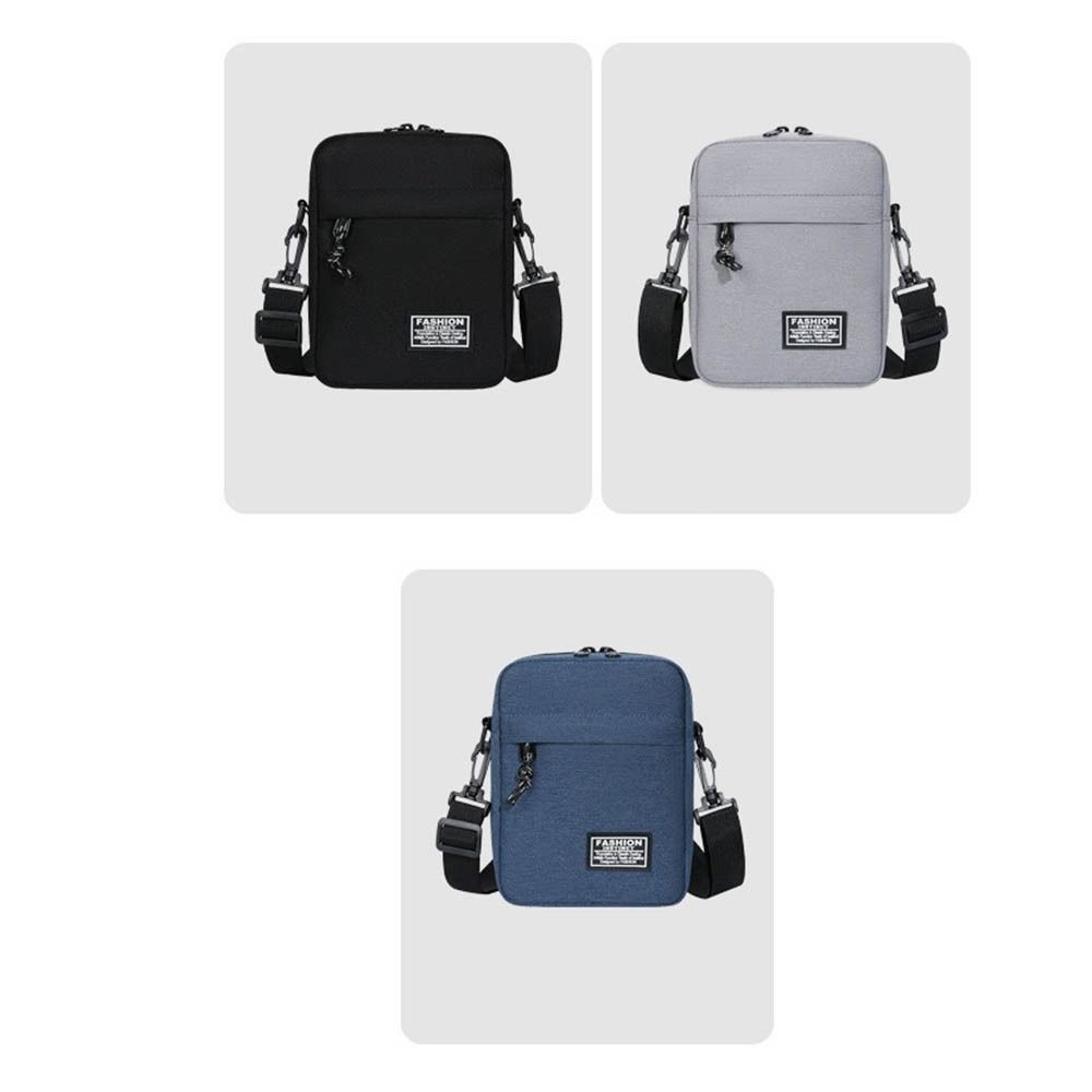 Lightweight Men's  Crossbody Bag Solid Color Small Square Bag Business Shoulder Bag  Business