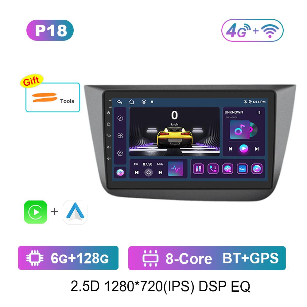 Android Intelligent System Navigation GPS for Seat Altea 2004 - 2015 Car Radio Multimedia Player 4G Head Unit WiFi IPS Screen