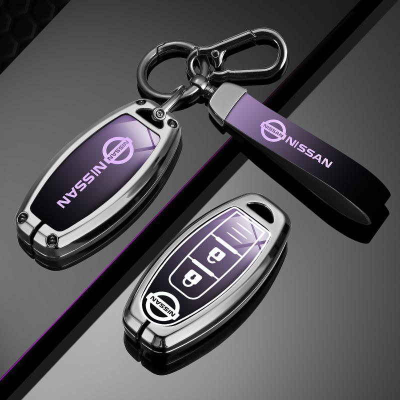 Zinc Alloy Car Remote Key Case Protector Cover Accessories for Nissan Leaf Micra Qashqai J11 J10 X Trail T32 Versa Note Patrol