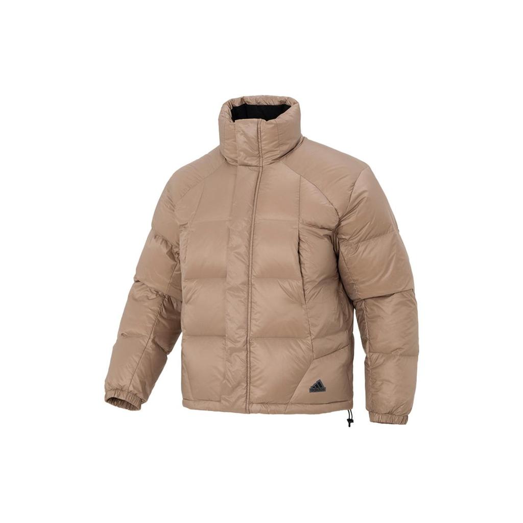 New Adidas Down Jacket Men's Pink Brown IL8931