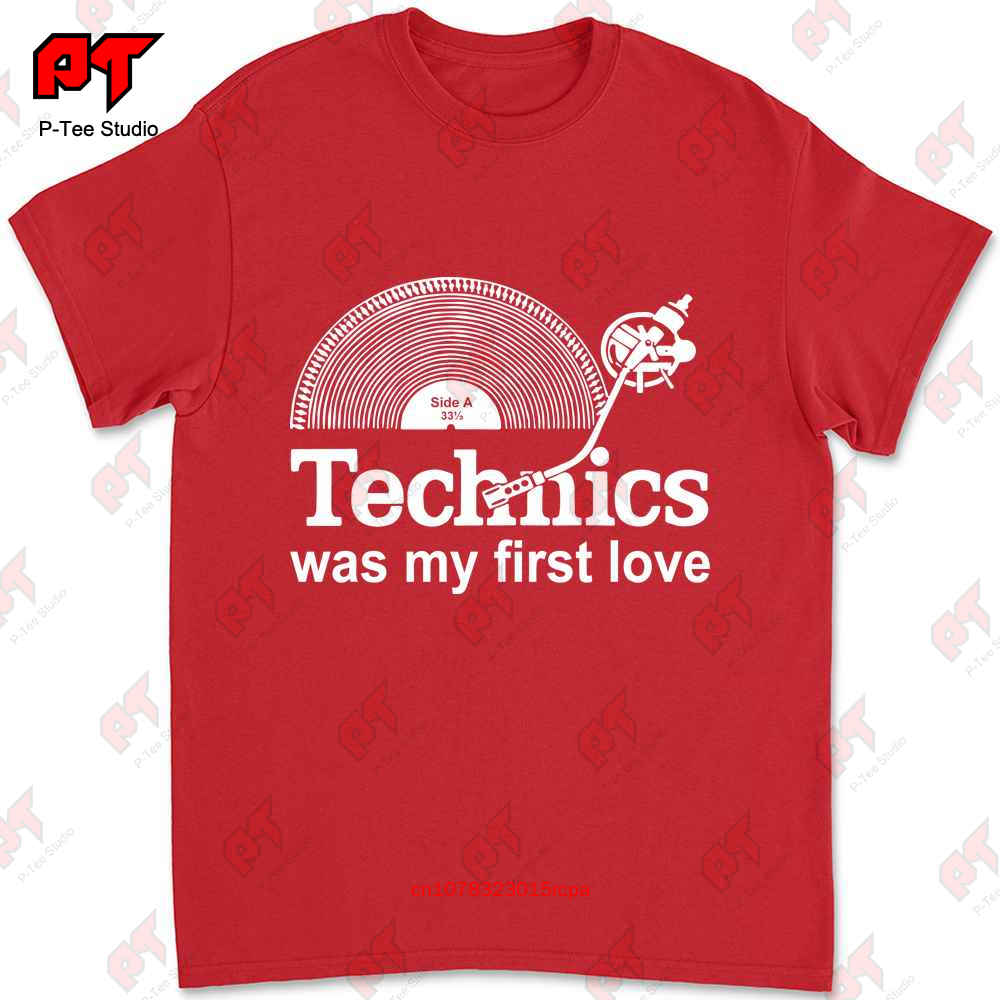 

Unisex S Technics Was My First Love Record Turntable Dj 33 1 3 Black T Shirt Xl KL4V S