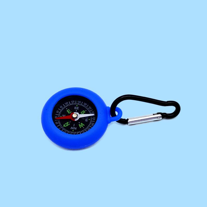 DC30T Camping Student Compass Keychain with Metal Carabiner - Precise Outdoor Navigation