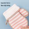 CHAHUA Striped Double-Sided Bath Scrubber Glove