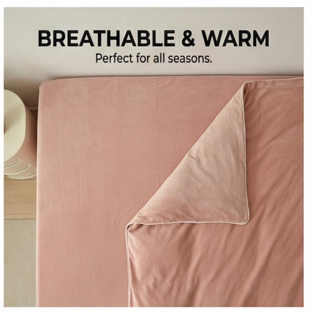 Winter and Autumn Bedding - Milk Fiber Quilt Set for Four Pieces