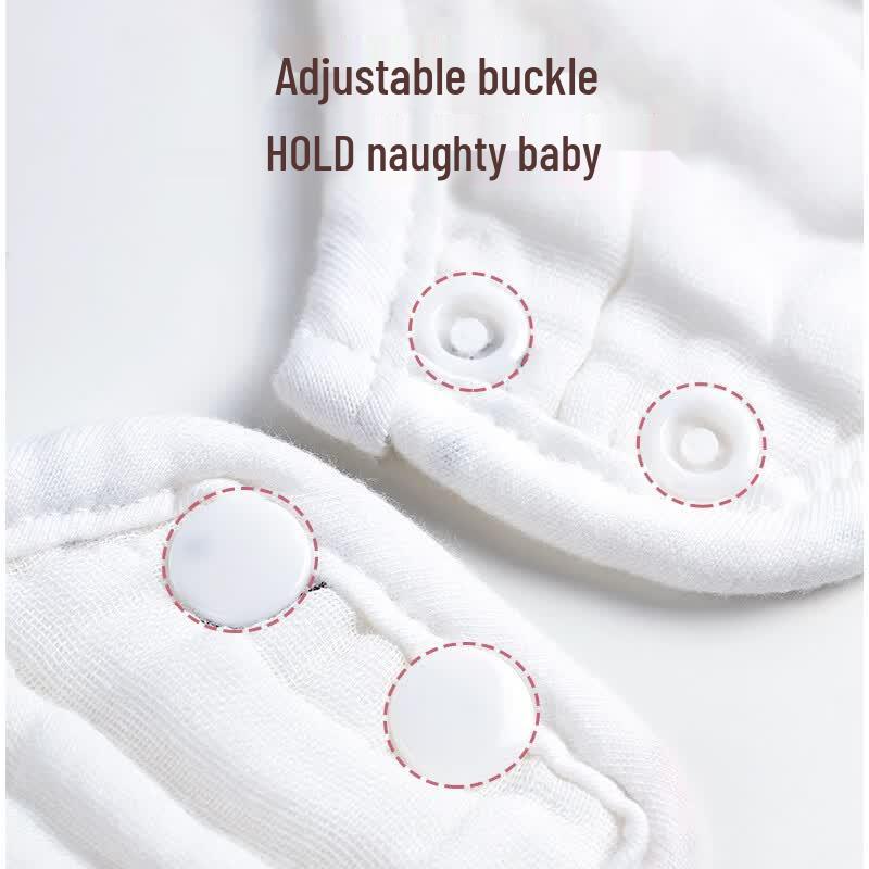 Bledilait 8-Layer Pure Cotton 360° Rotatable Baby Drool Bib