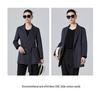 Women's Elegant Double-Sided Wool Coat with Notched Lapel, Perfect for Autumn/Winter