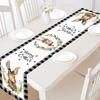 Easter Bunny Table Runner Printed Table Runner Table Flag Cloth Cover Coffee Tablecloth Party Home Decor For Kitchens Dining