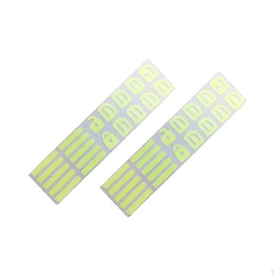 2 Pezzi Interruttore Controllo Finestrino Auto Adesivi Luminosi Decalcomanie Luminescenti Notturne Installazione Facile Auto