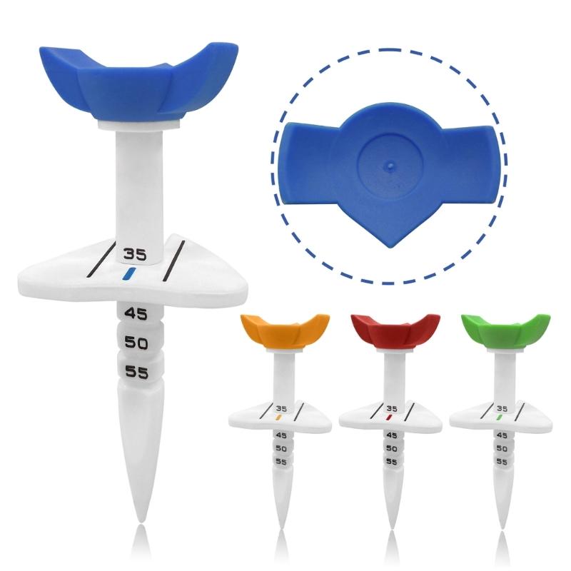 Golf Tees Height Adjustable Golf Ball Tees With Alignment Line For Precises Shots For Driving Ranges And Backyard Practice
