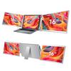 16" Laptop Screen Extender 1200P FHD Portable Triple Monitor for 12-18.5" Laptop Folding Monitor