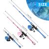 Portable Lightweight Kids Fishing Pole Telescopic Fishing Rod and Reel Combo Kit with Fishing Lures Fishing Lines Fishing Hooks
