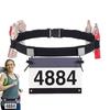 Marathon Race Number Belt Elastic Race Belt Running Hydration Belt With Gel Holder Lightweight Breathable Waist Belts