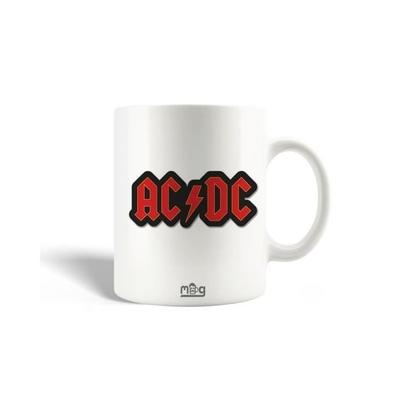 Mug - AC/DC - Red Logo - Ceramic - 30cl - Dishwasher Safe