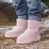 Children's Cotton Shoes Winter Waterproof Snow Boots Warm Wear-Resistant Ankle Boots For Boys And Girls Baby Winter Cotton Shoes