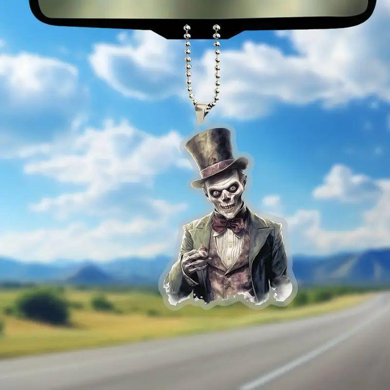 Fun Frighteningly Halloween Witch Hanging Charm For Creative Vehicle Accessories