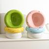 Cute Donut Shape Ceramic Pet Bowl Elevated Cat Bowl Protects Cervical Vertebrae Pet Supplies
