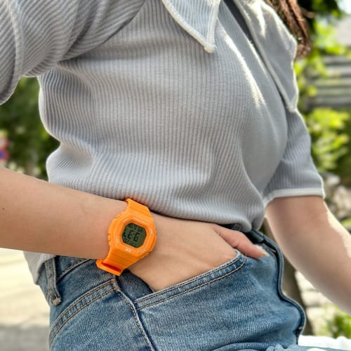 Authorized Ice Watch Authorized Dealer: Ice Watch Digital Men's Watch 022102 ICE Digit Ultra Orange Small