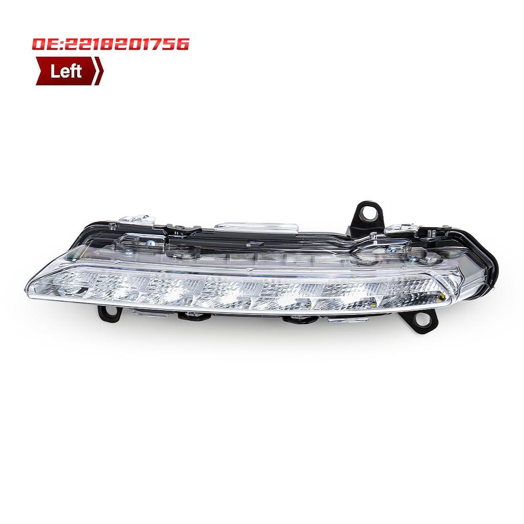 2218201756 2218201856 DRL For Mercedes Benz S-Class W221 S350 S500 C250 C300 LED Daytime Running Lights Fog Lamp Car Accessories