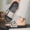Herren Pantoffeln Sommer Outdoor Strand Pantoffeln Verstellbarer Riemen Weiche Dicke Sohle Rutschfest Lässig Herren Haus Duschschuhe