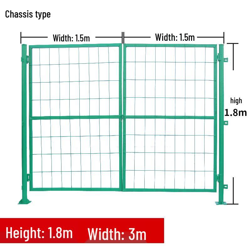Anti-Theft Mesh Iron Door for Orchard and Courtyard Fence