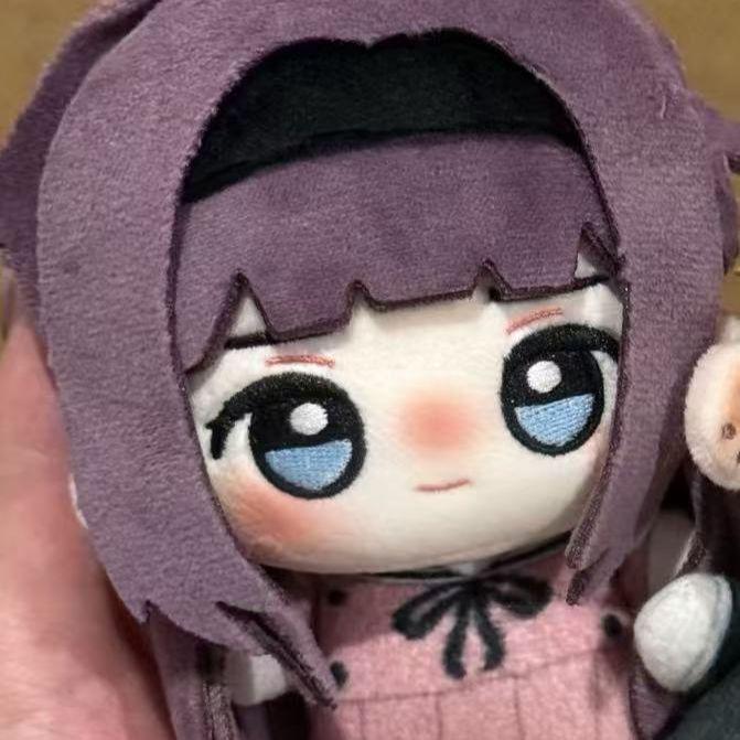 10cm Kaoruko Waguri Rintaro Tsumugi Plüschtiere Die duftende Blume blüht mit Würde Plüschpuppe Schlüsselanhänger Anhänger Geschenke 10CM white