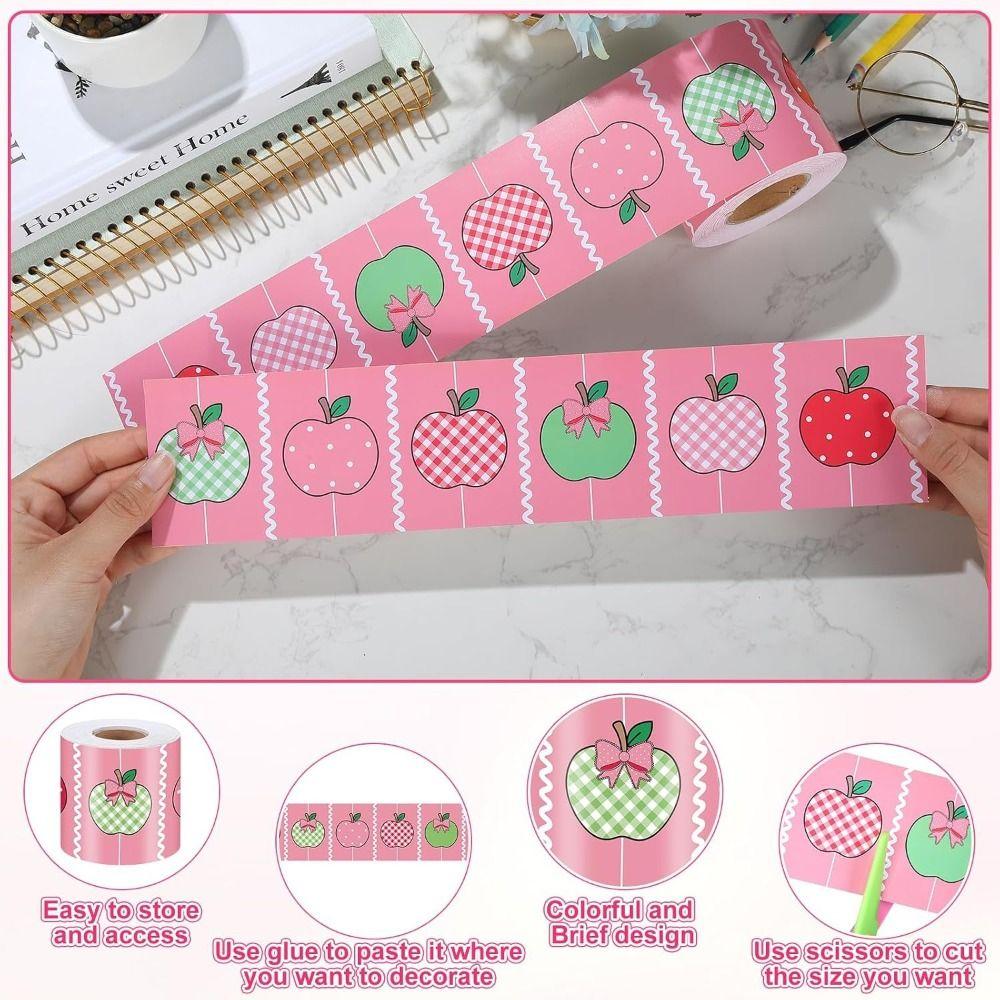 10m Bulletin Board Border Self Adhesive Wall Decoration Stickers  Bulletin Board Displays