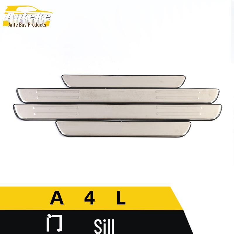 A4L Ljus Tröskellist & Stötfångare Välkomstpedal Anti-reps Skrapskydd